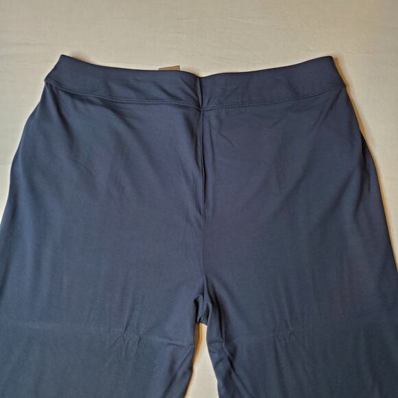 J. Jill Womens Size 3X NWT Wearever Pleated Cropped Wide Leg Pant Pull On Blue - Picture 6 of 8